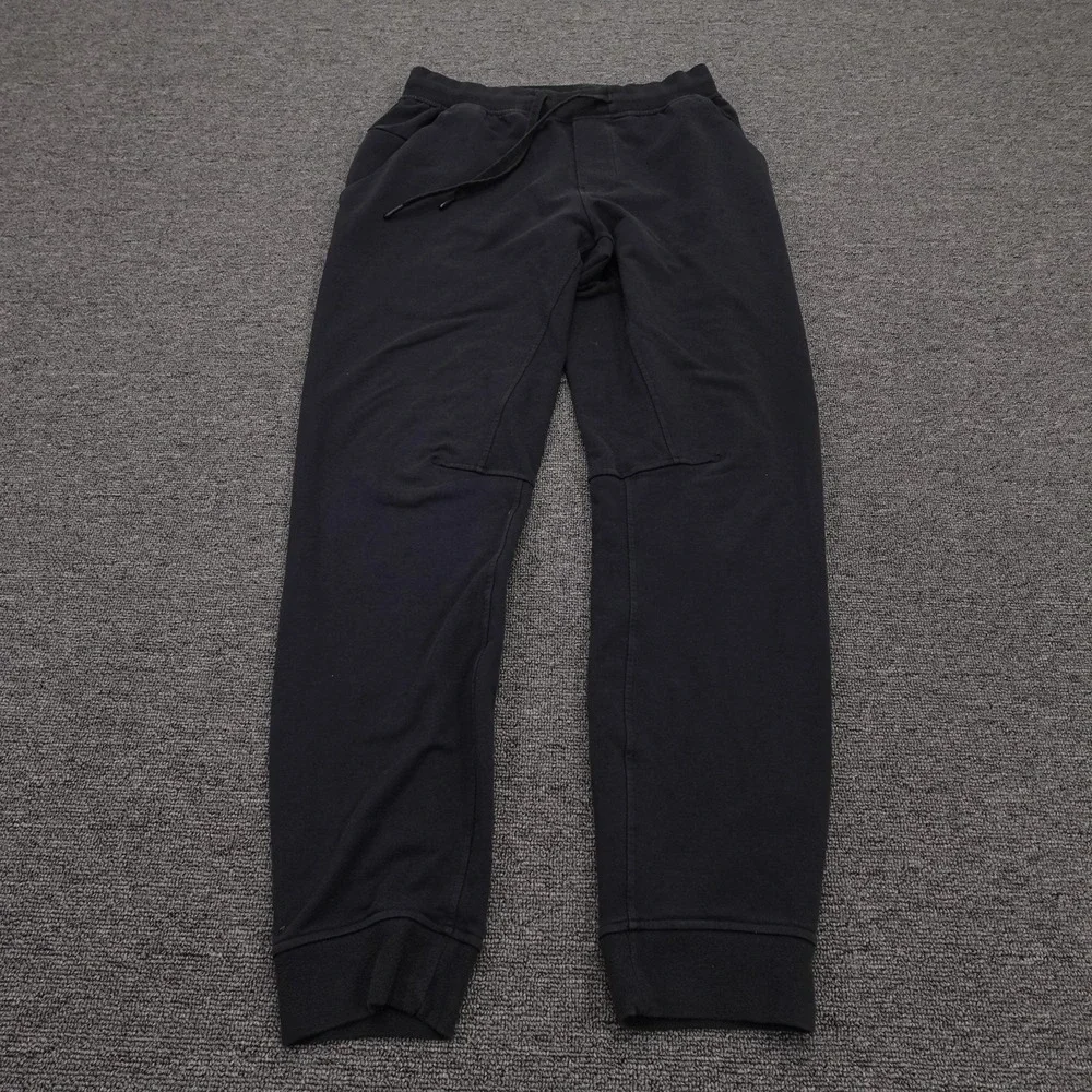 Lululemon Sweatpants Mens Small 32x29 Black Knit Jogger Elastic Waist Pockets